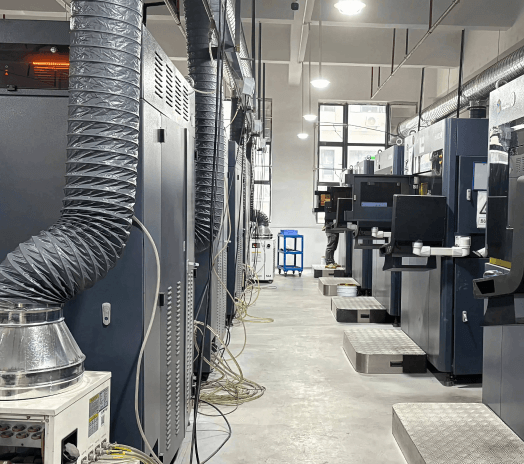 Industrial 3D printing facilities