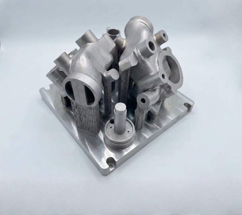 Large-Scale SLM Print with Supports