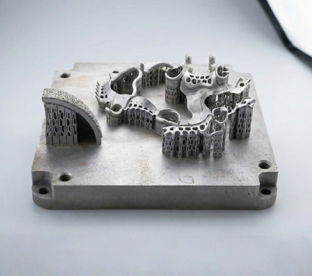 SLM Print with Lattice Supports