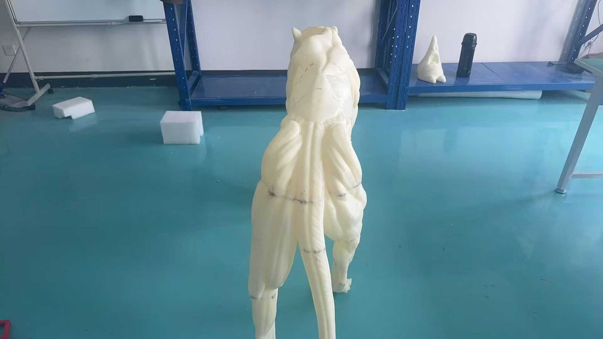 Large-Scale Saber-Tooth Tiger Sculpture