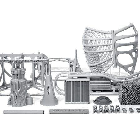 Metal additive manufacturing samples overview